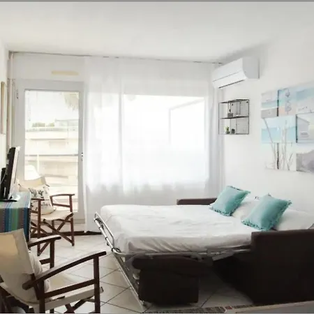 Apartamento Canelle- Beau 2p,tout Confort, Vue Mer, Piscine Antibes